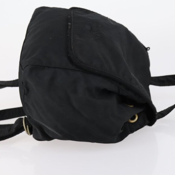 PRADA Backpack Nylon Black Silver Auth bs30542 main image 11